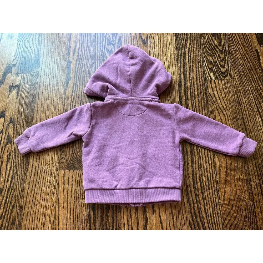 Ralph Lauren Purple Zip-up Hoodie (12M)